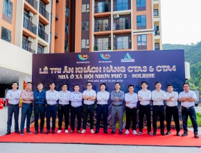 LỄ TRI ÂN CƯ DÂN CTA3 VÀ CTA4 NOXH NHƠN PHÚ 2 – SOLRISE: CHÌA KHÓA TRAO TAY - KHỞI NGUỒN HẠNH PHÚC